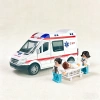 1:32 Mercedes-Benz 120 ambulance children's large car model engineering ambulance boys' and girls' toys Item Picture